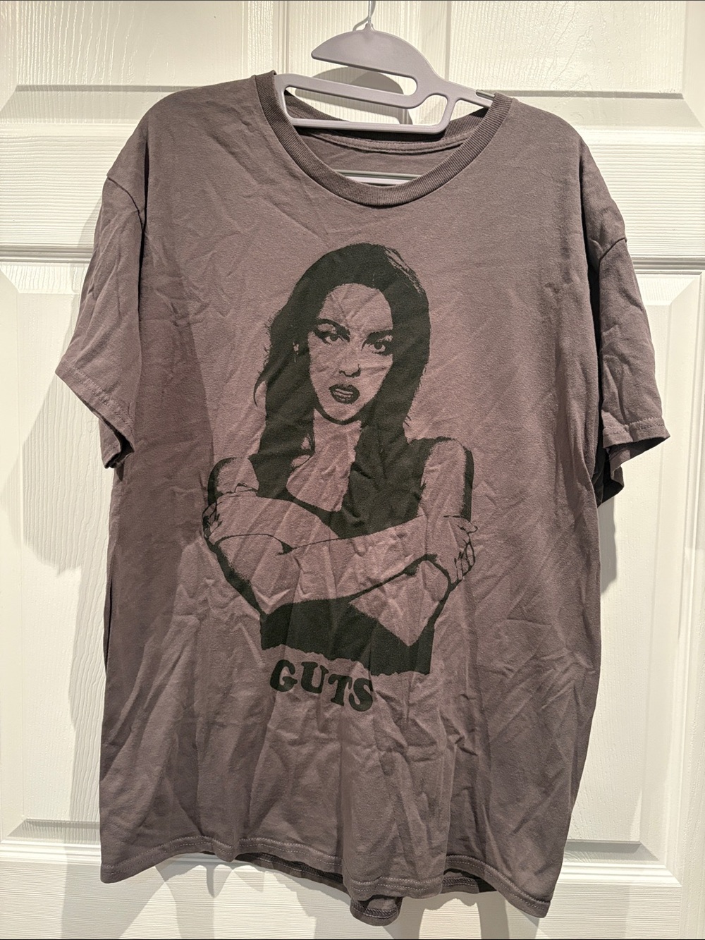 Women's Olivia Rodrigo Guts Graphic Tee - grey